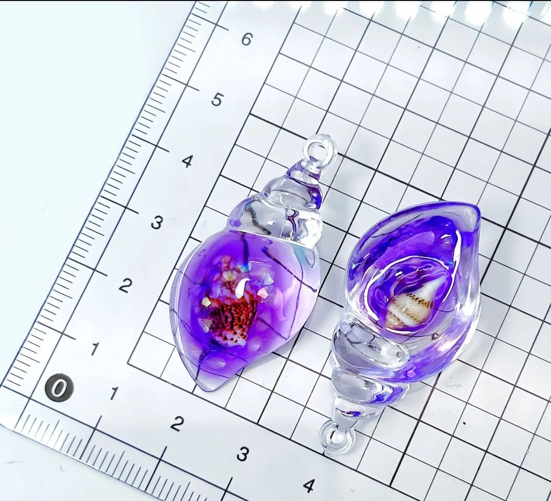 Acrylic Shell Drop Crystal