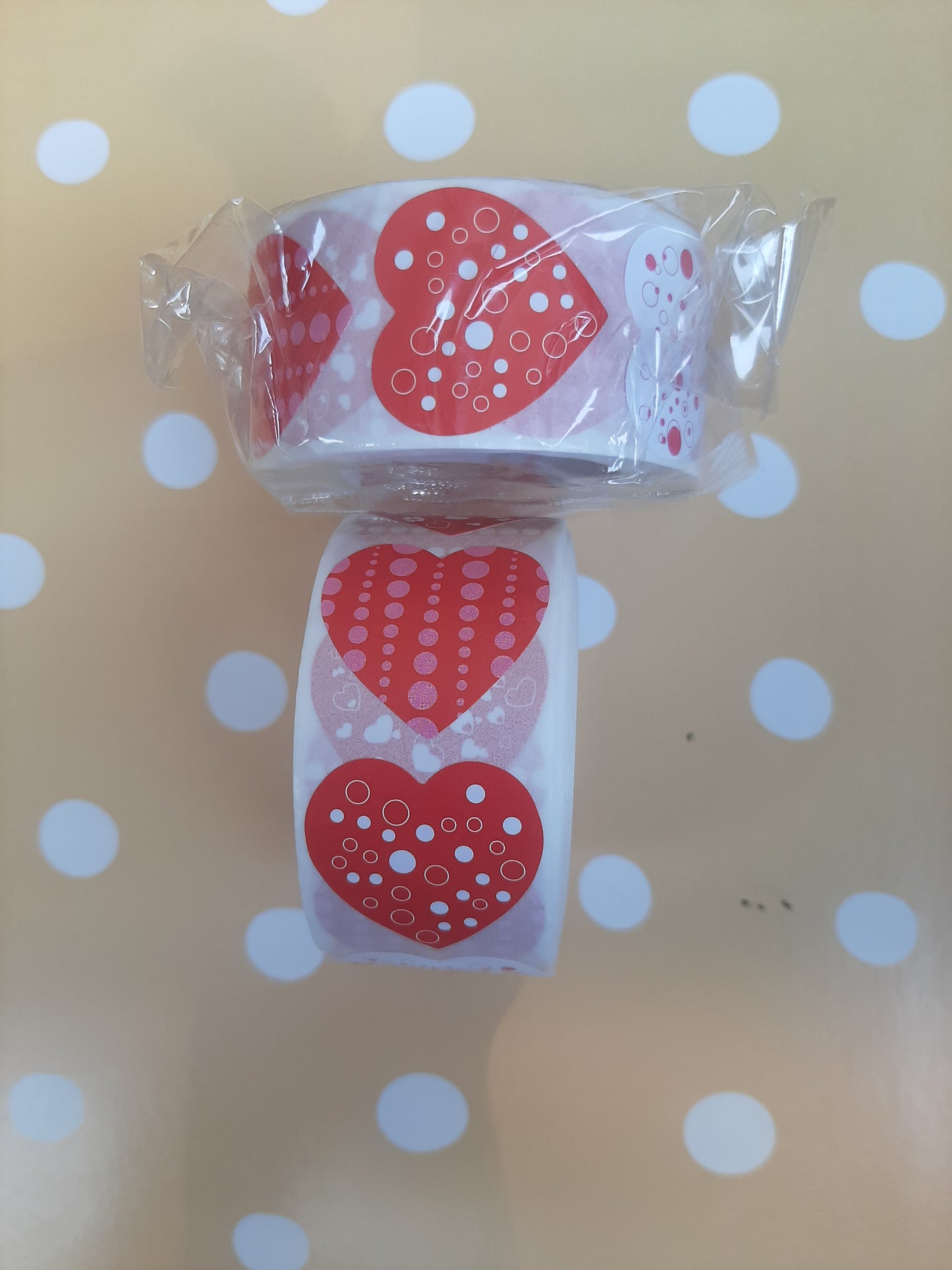 Thank you sticker Heart - 1 inch