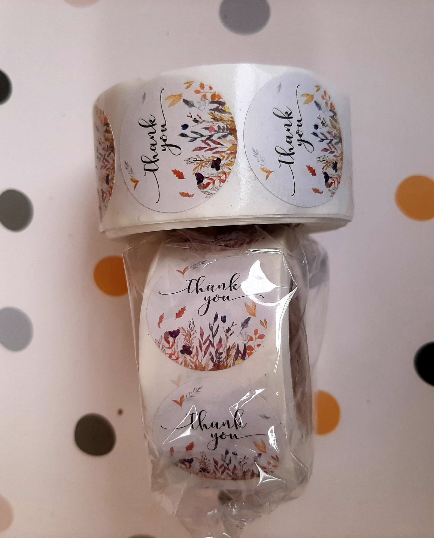 Thank you sticker Round TY19 - 1 inch