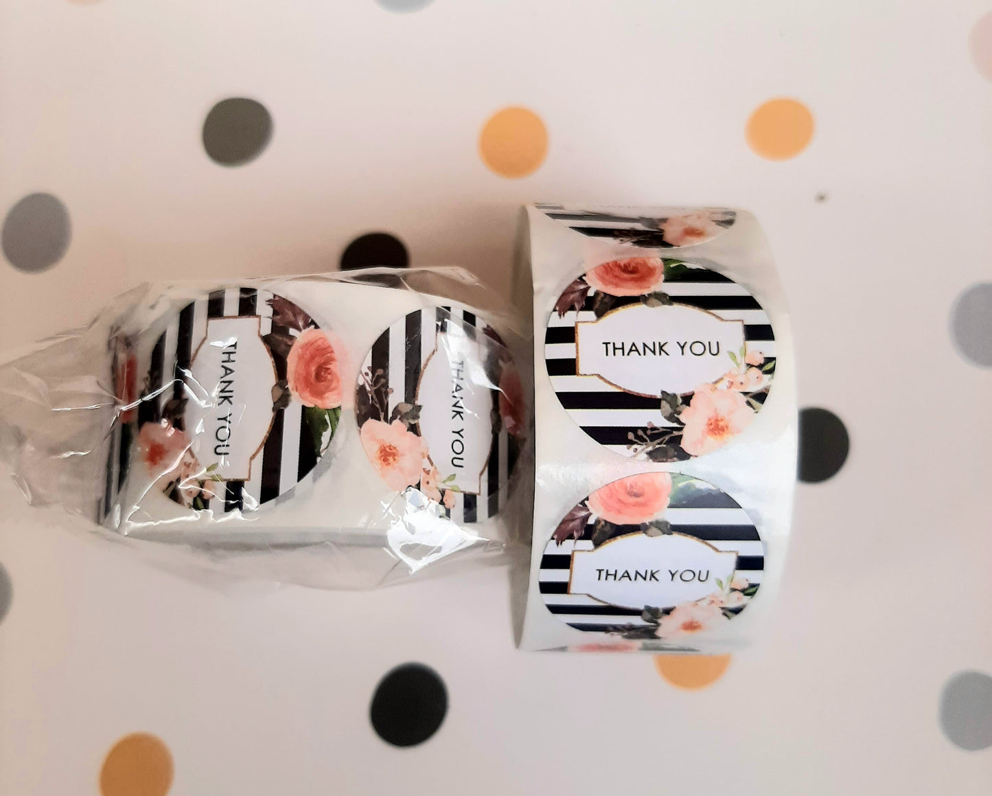 Thank you sticker Round TY24 - 1 inch