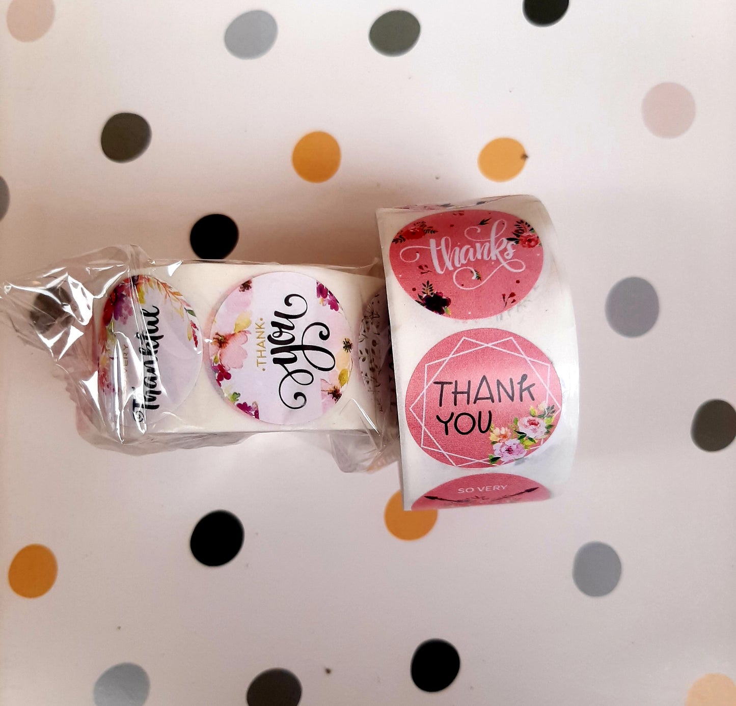 Thank you sticker Round TY27 - 1 inch