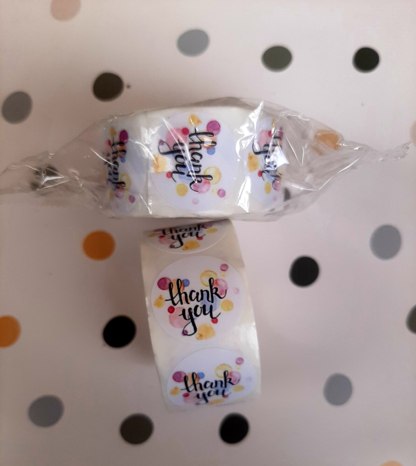 Thank you sticker Round TY16 - 1 inch