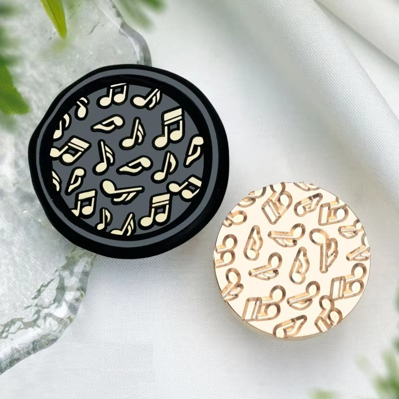 Music Notes Wax Seal - 25x25 mm