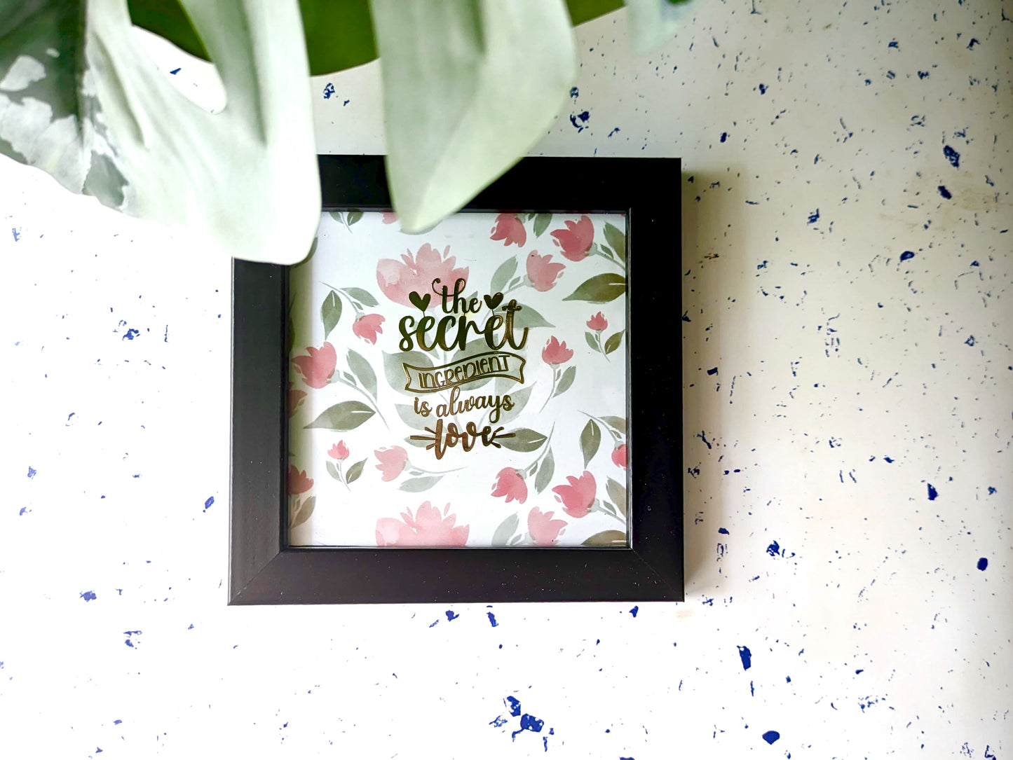 Secret Ingredient Photo Frame Black