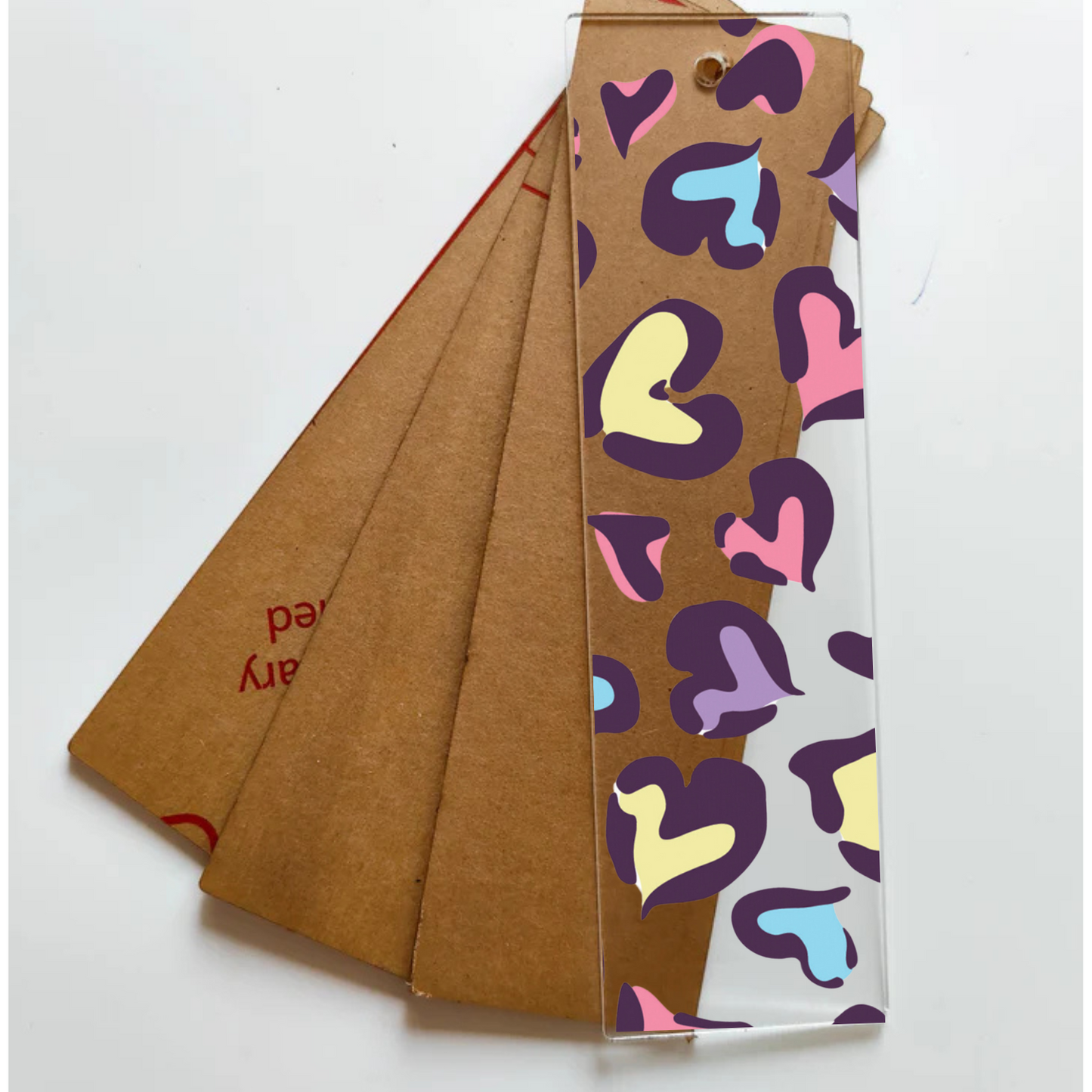 Book Mark Sticker - Abstract Heart