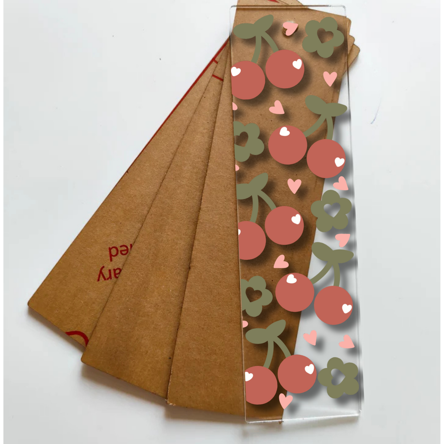 Book Mark Sticker - Cherry