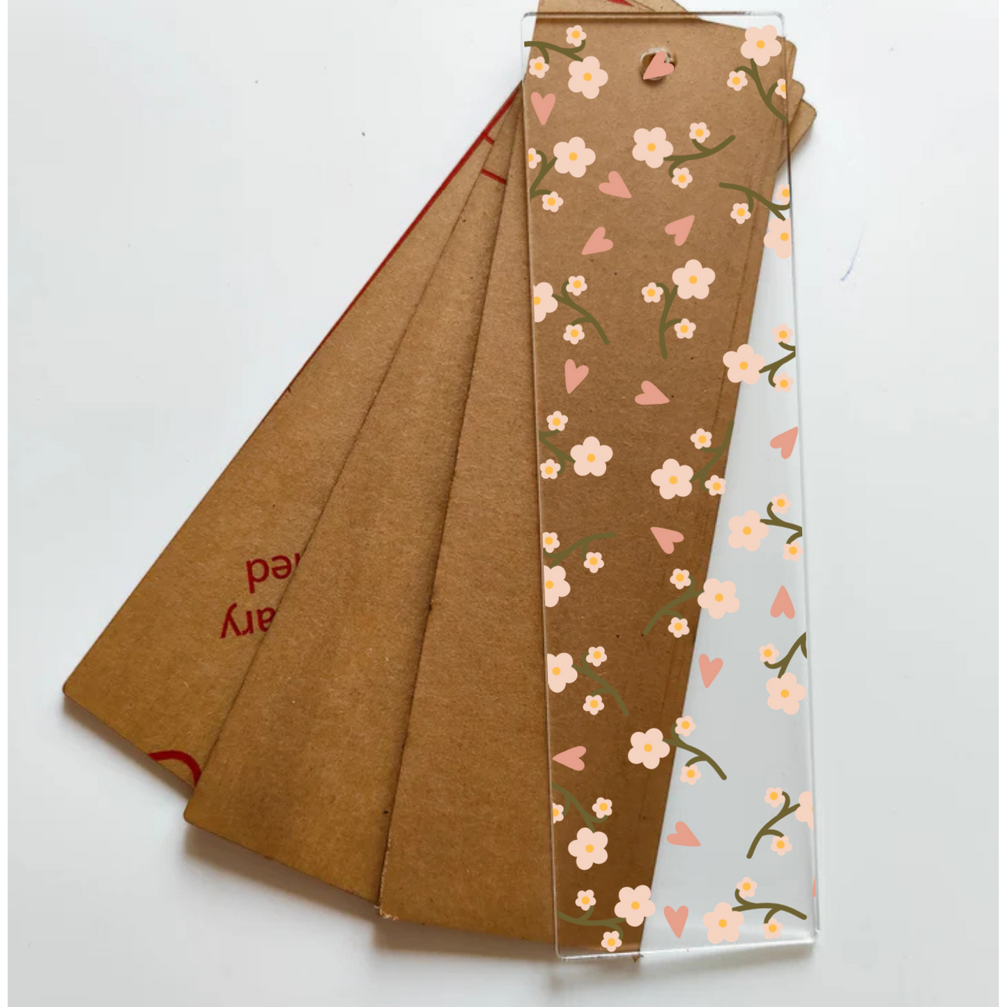 Book Mark Sticker - Flowers