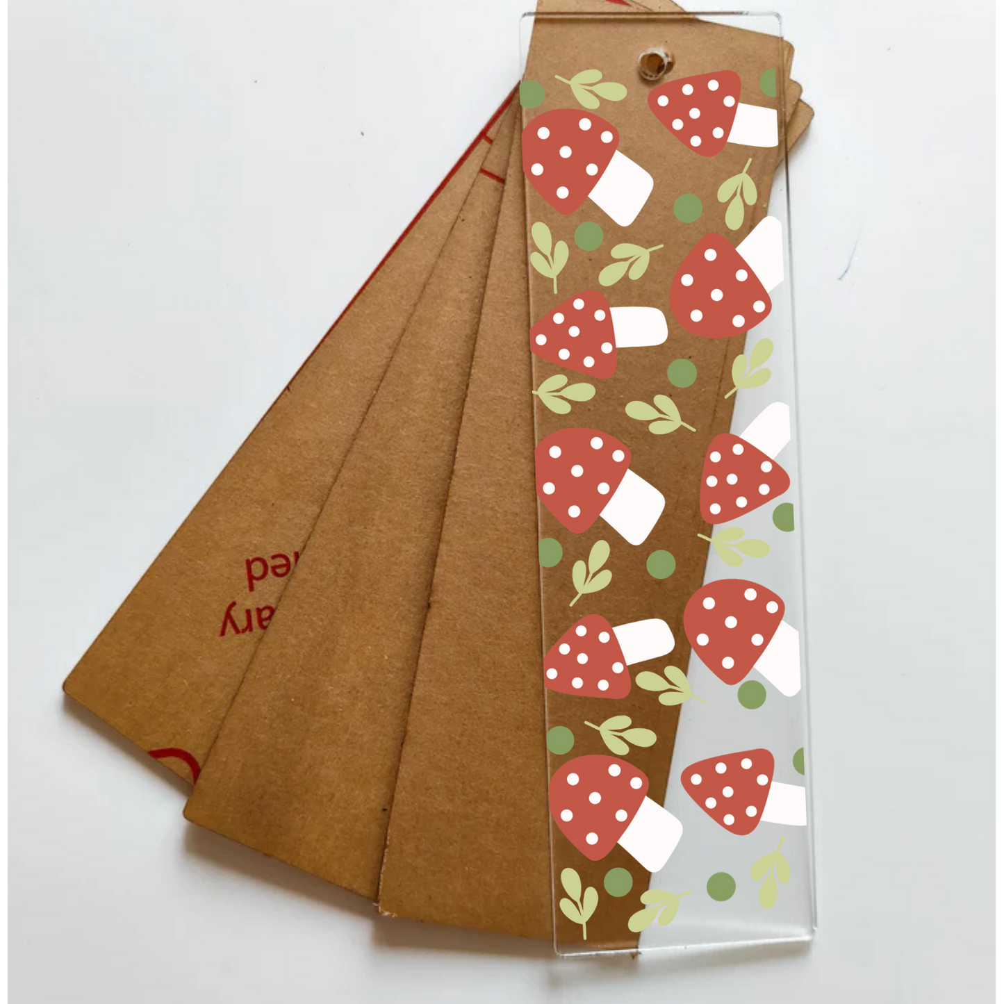 Book Mark Sticker - Mushroom