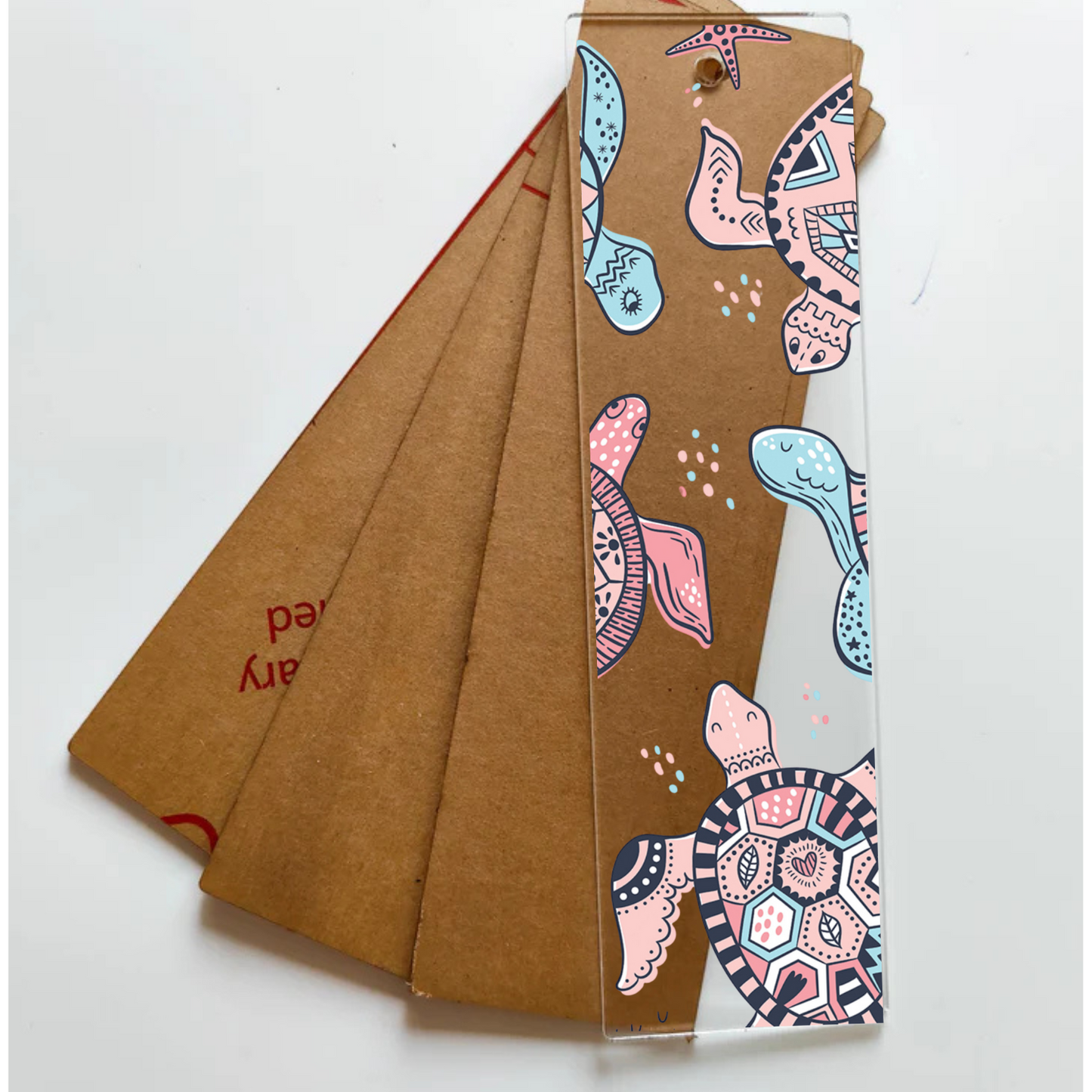 Book Mark Sticker - Ocean