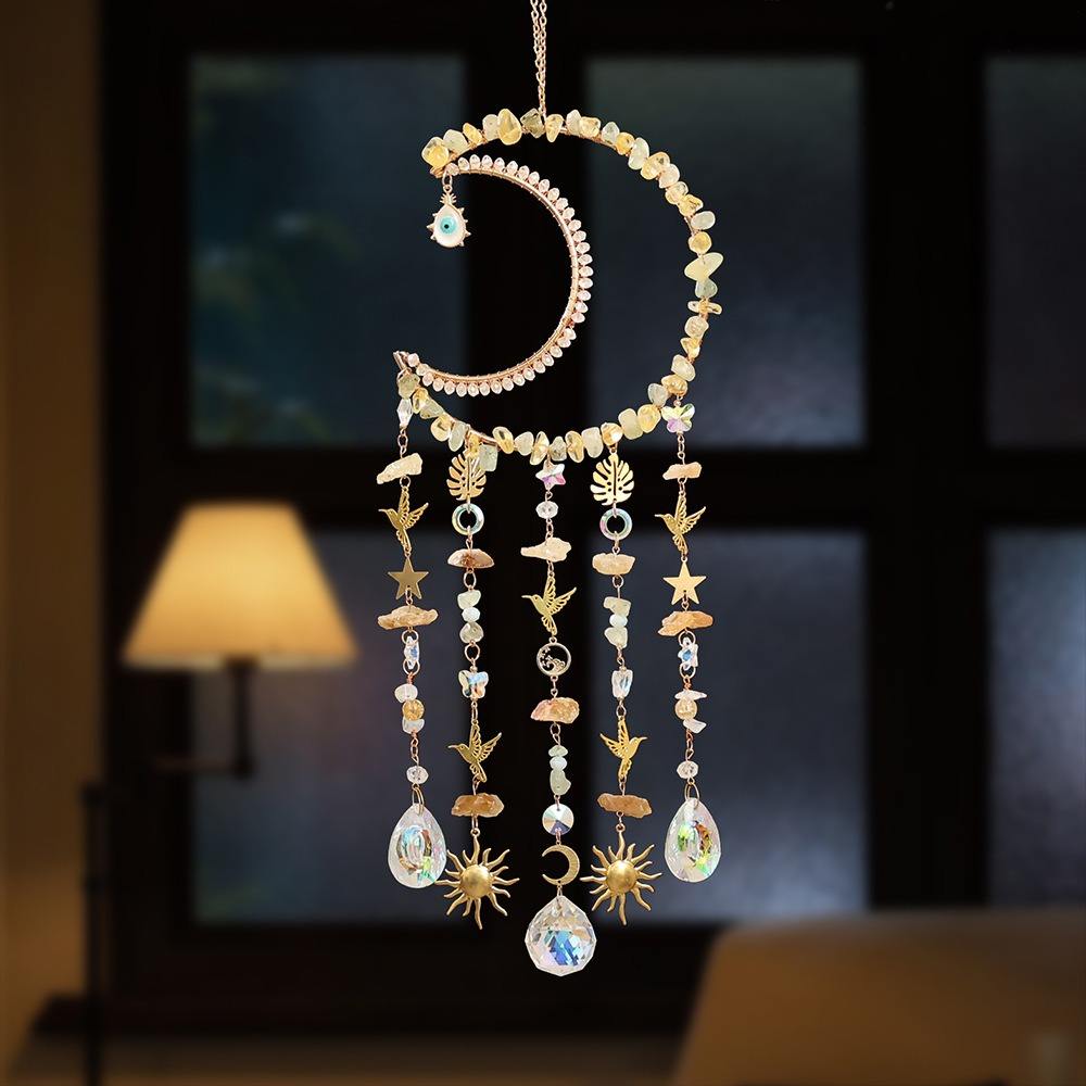 Spiritual Moon Handcrafted Suncatcher