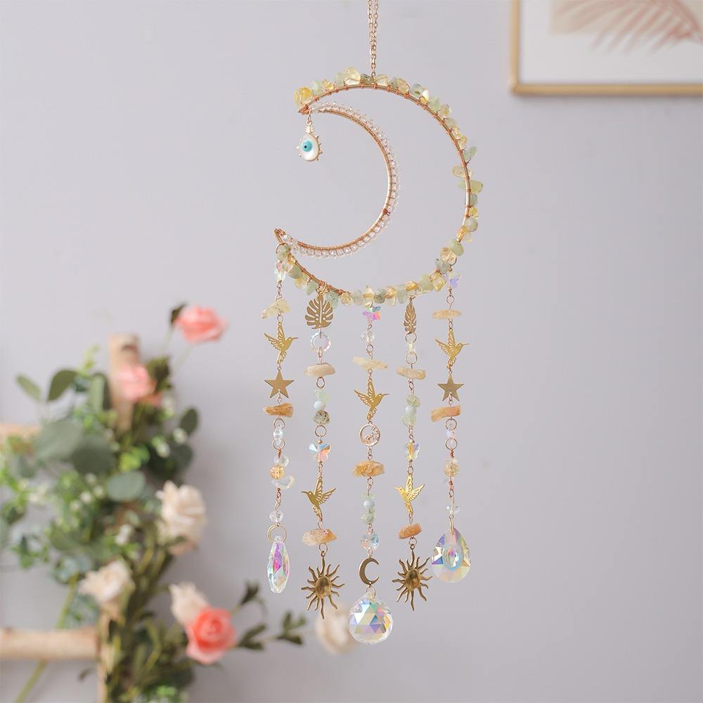 Spiritual Moon Handcrafted Suncatcher