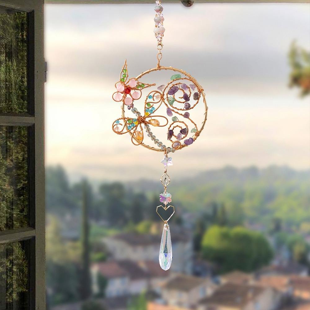 Bohemian Handcrafted Crystal Sun Catcher