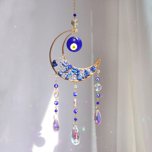 Evil Eye Suncatcher - Lapis lazuli