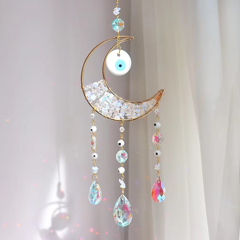 Evil Eye Suncatcher - Opalite