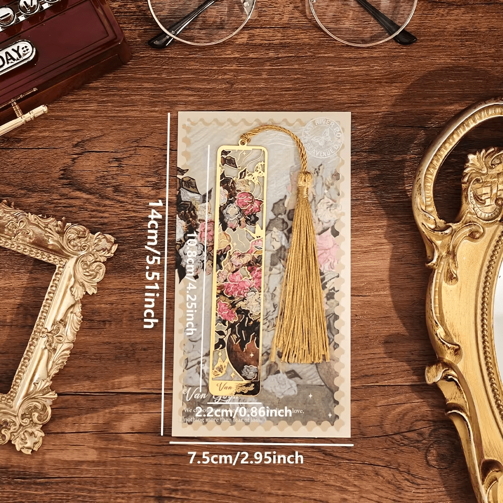Metal Hand Painted Bookmark Metaphysical- Van Gogh Collection | 1 PC