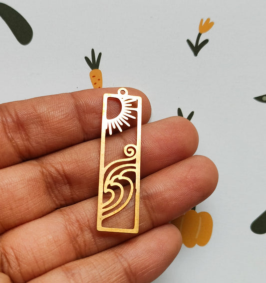 Charm Sun Cloud Pendant