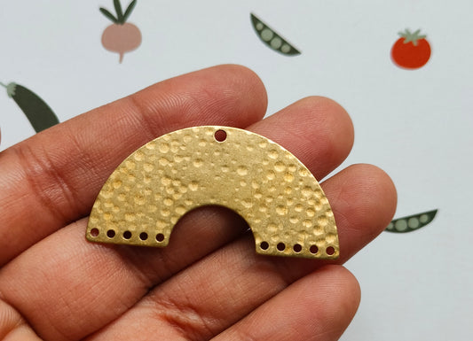 Charm Semi Circle Hammered