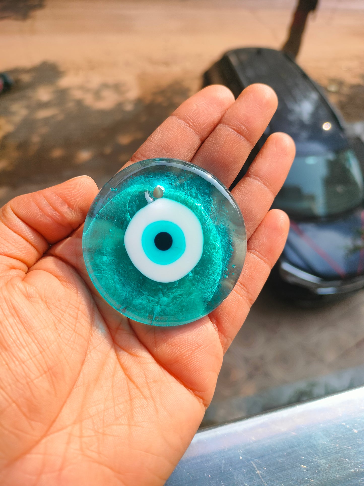Evil eye Glass Pendant 2 Inches| 40 mm