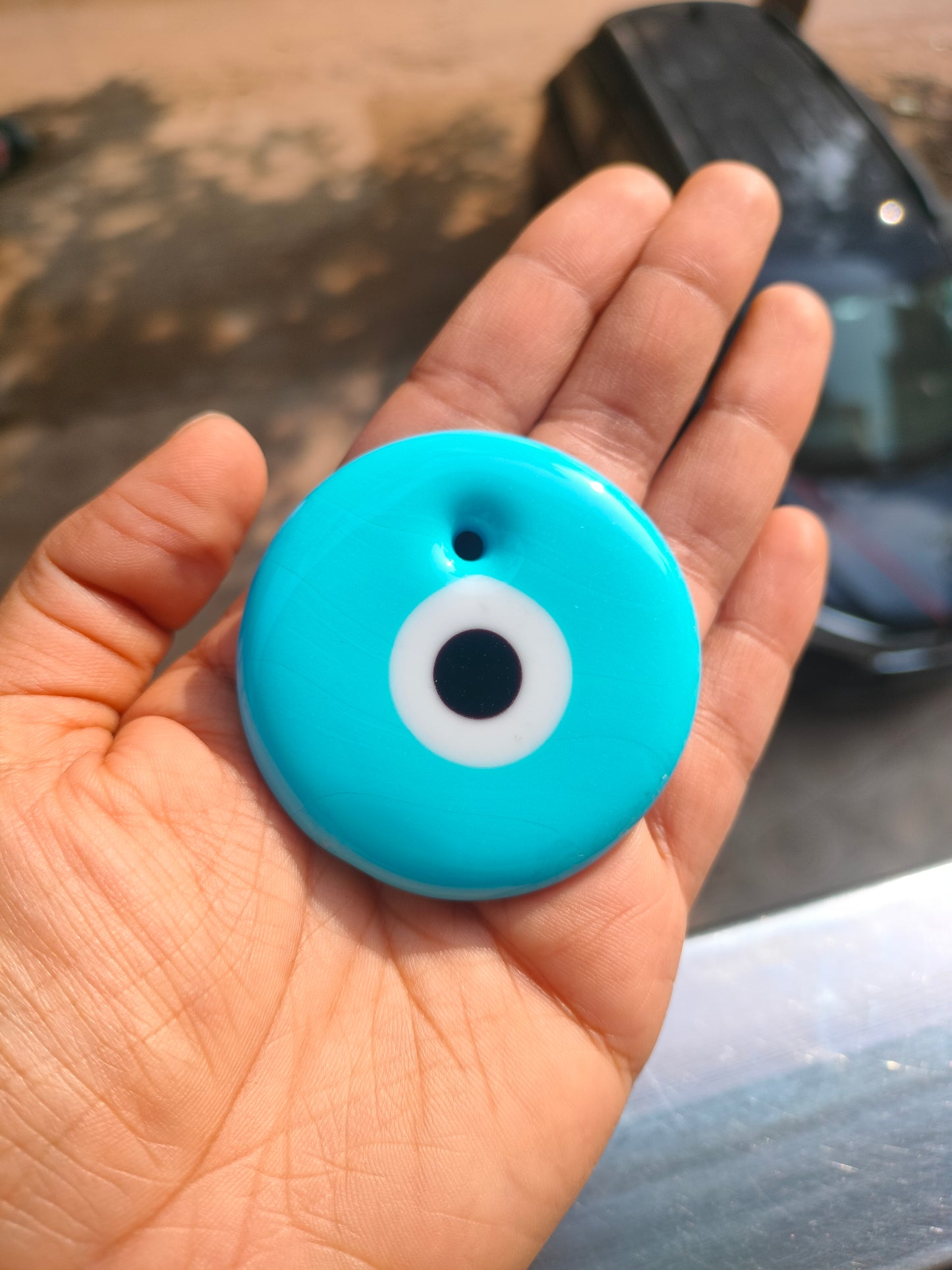 Evil eye Glass Pendant 2 Inches| 40 mm