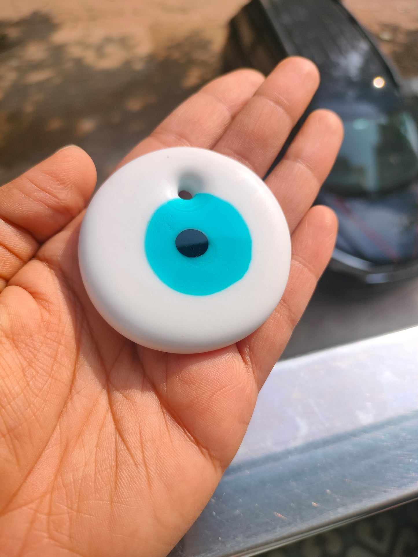 Evil eye Glass Pendant 2 Inches| 40 mm