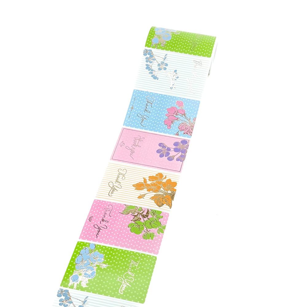 Thank you Sticker | Package Sticker (Gold Foiled) - 3 x 2 inch