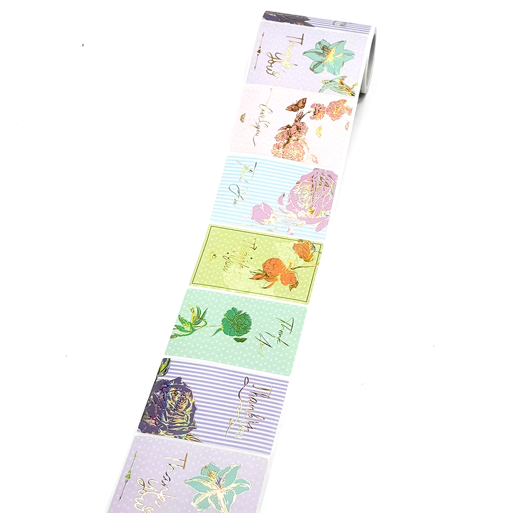 Thank you Sticker | Package Sticker (Gold Foiled) - 3 x 2 inch