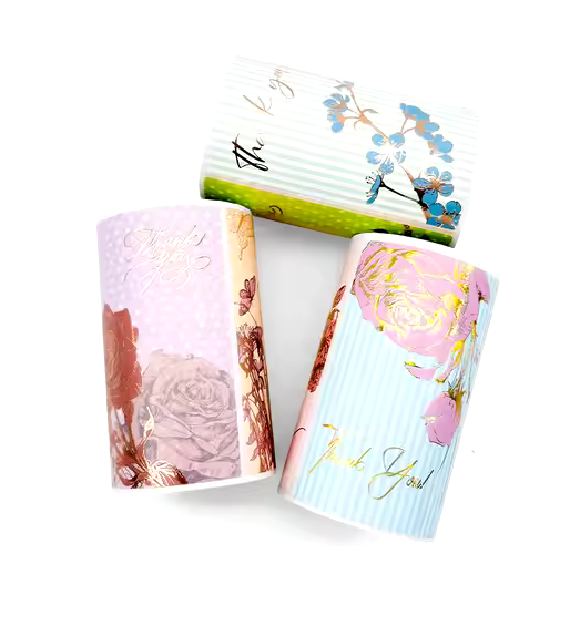 Thank you Sticker | Package Sticker (Gold Foiled) - 3 x 2 inch