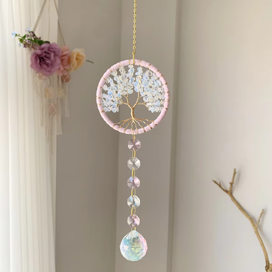 Tree of Life Dreamy Suncatcher - Opalite