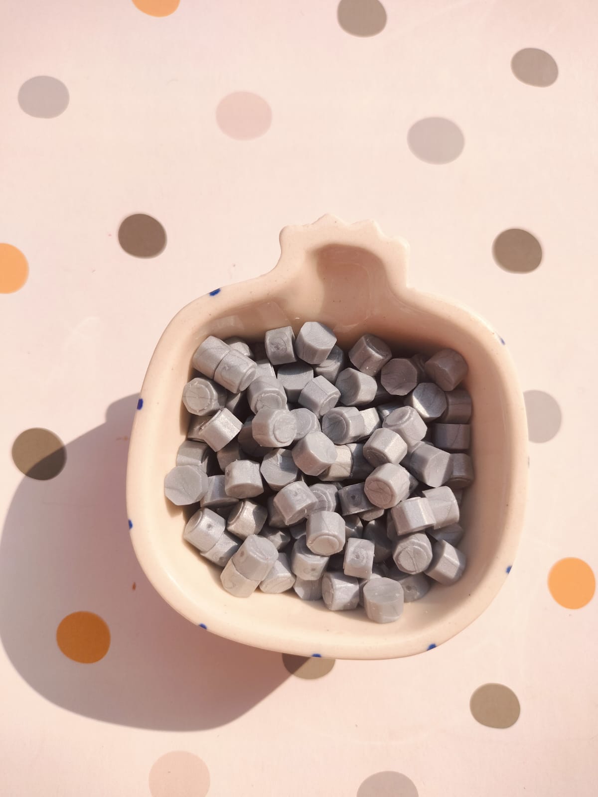 Wax beads for Seal Wax - Steel Grey