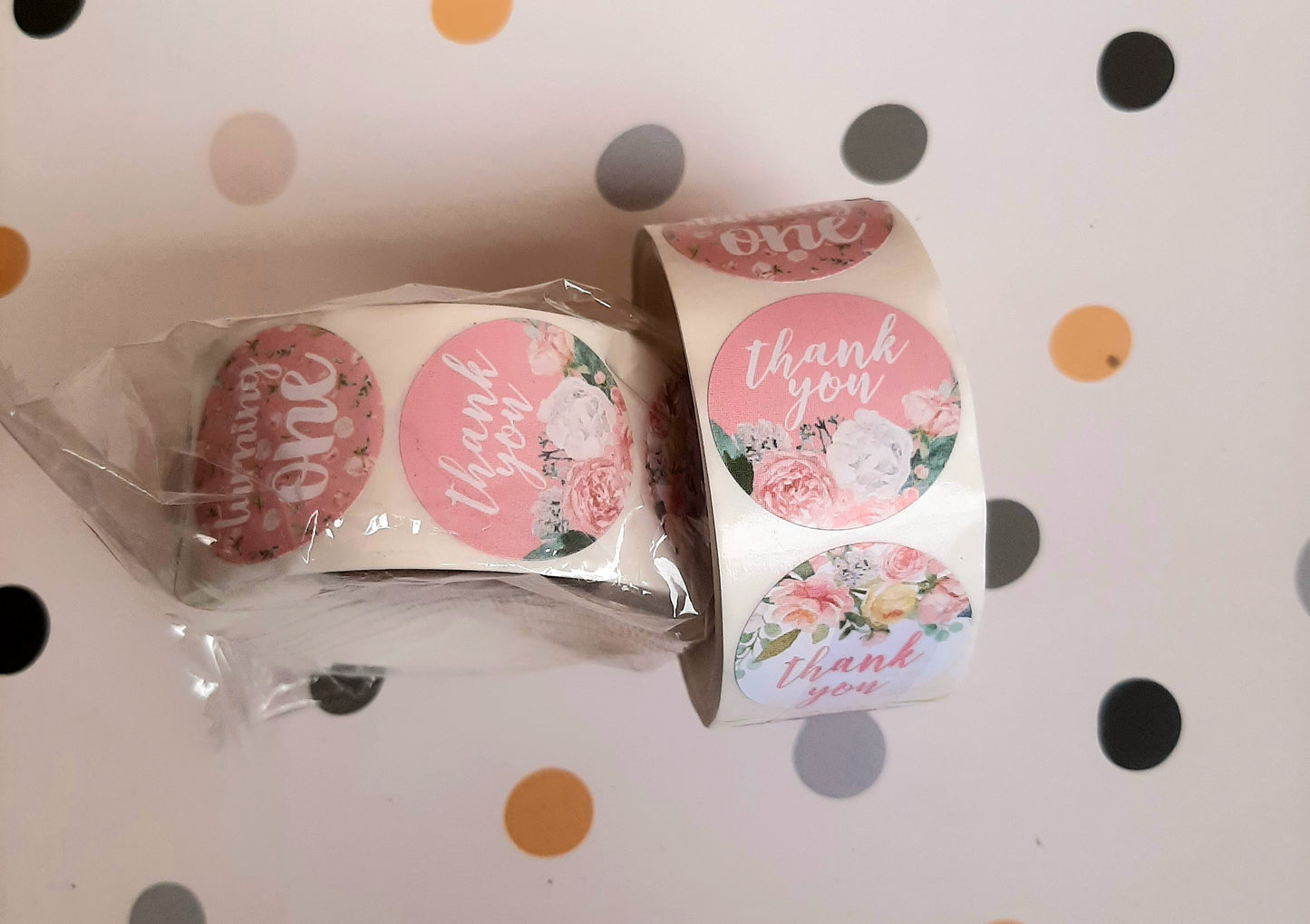 Thank you sticker Round TY25 - 1 inch