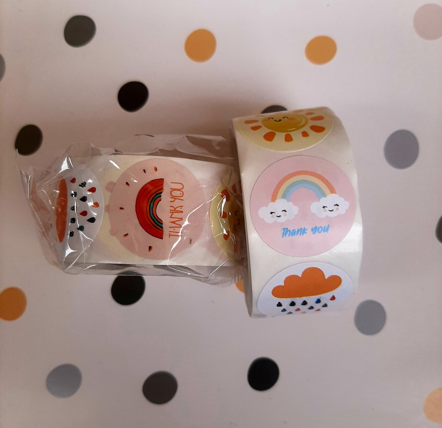 Thank you sticker Round TY28 - 1 inch