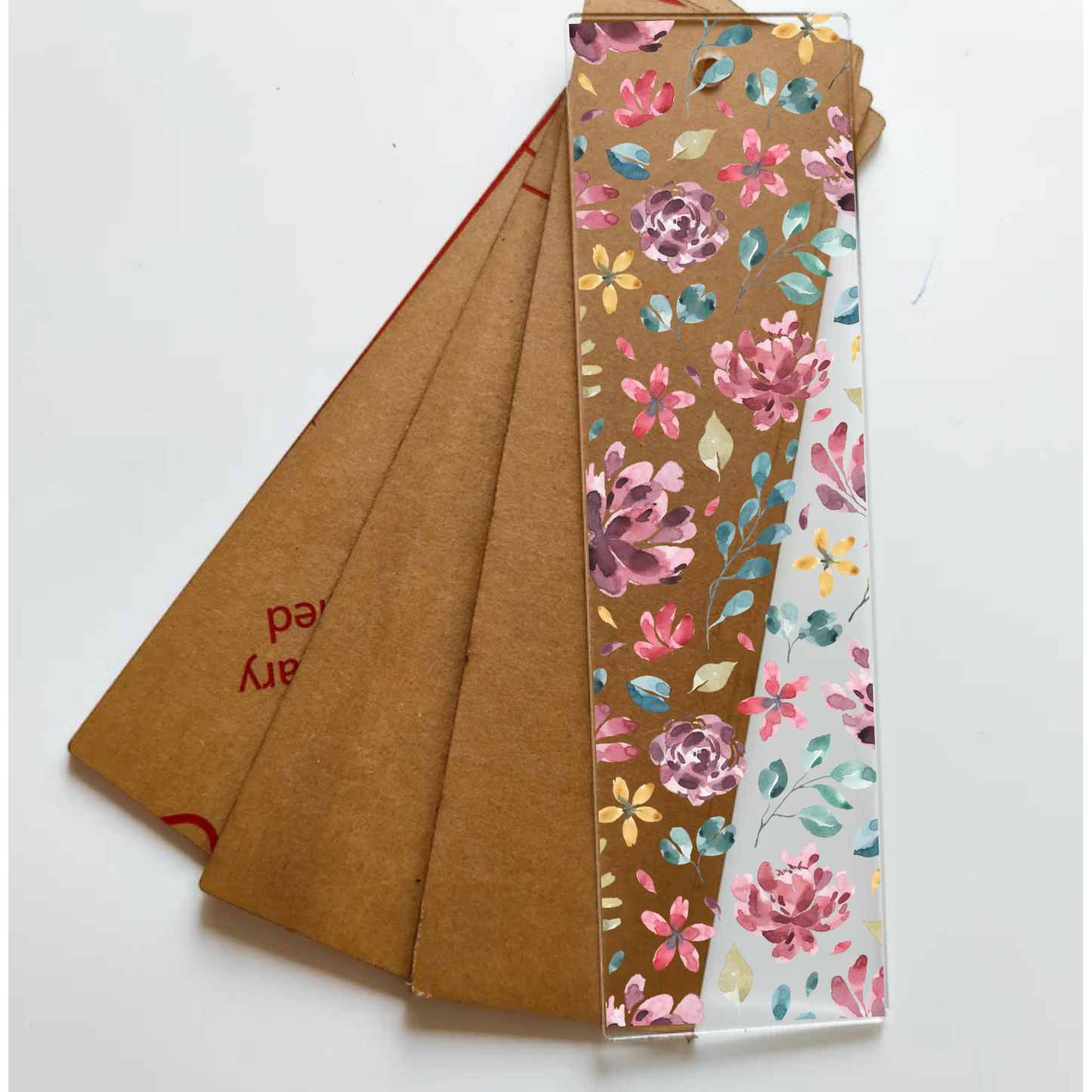 Book Mark Sticker - Rose Vector