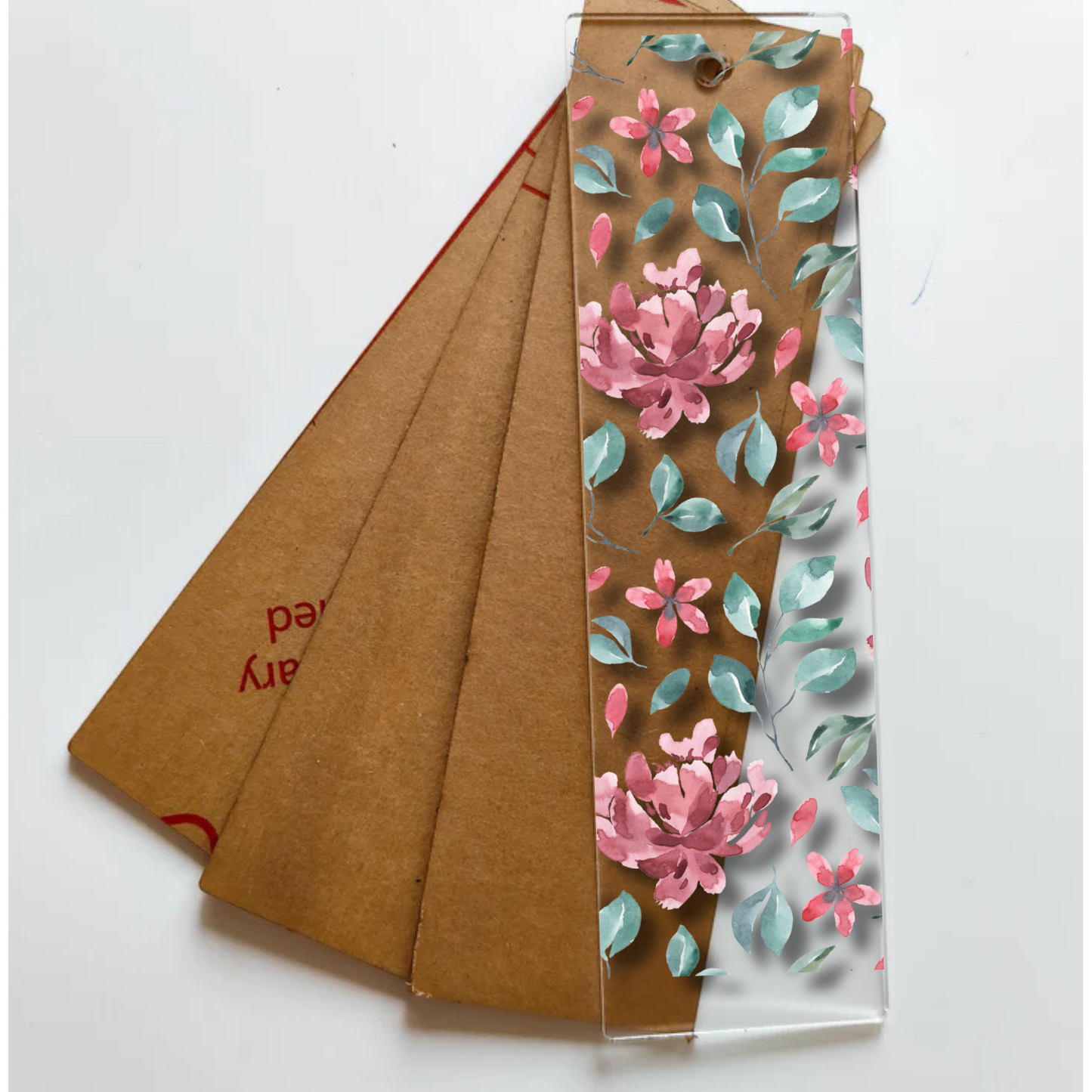 Book Mark Sticker - Roses