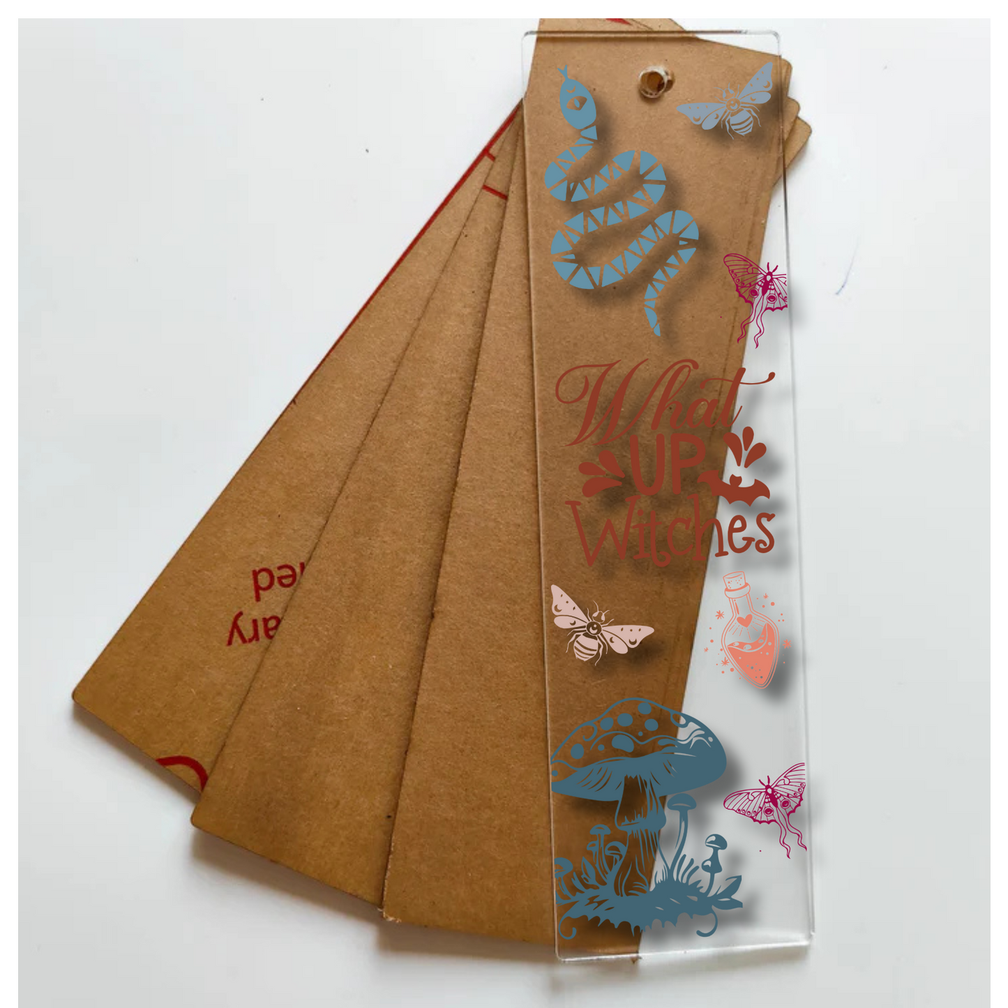 Book Mark Sticker - Whats up Witches