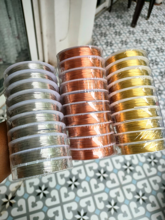 Copper wire for jewellery making 1 pc