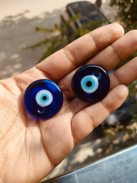 Evil eye Glass Pendant 1-1.25 Inches | 25-28 mm - 1PC