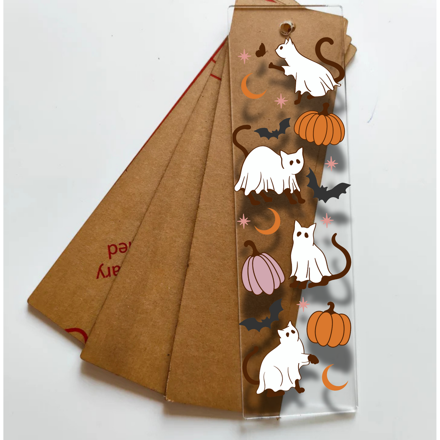 Book Mark Sticker - Halloween1