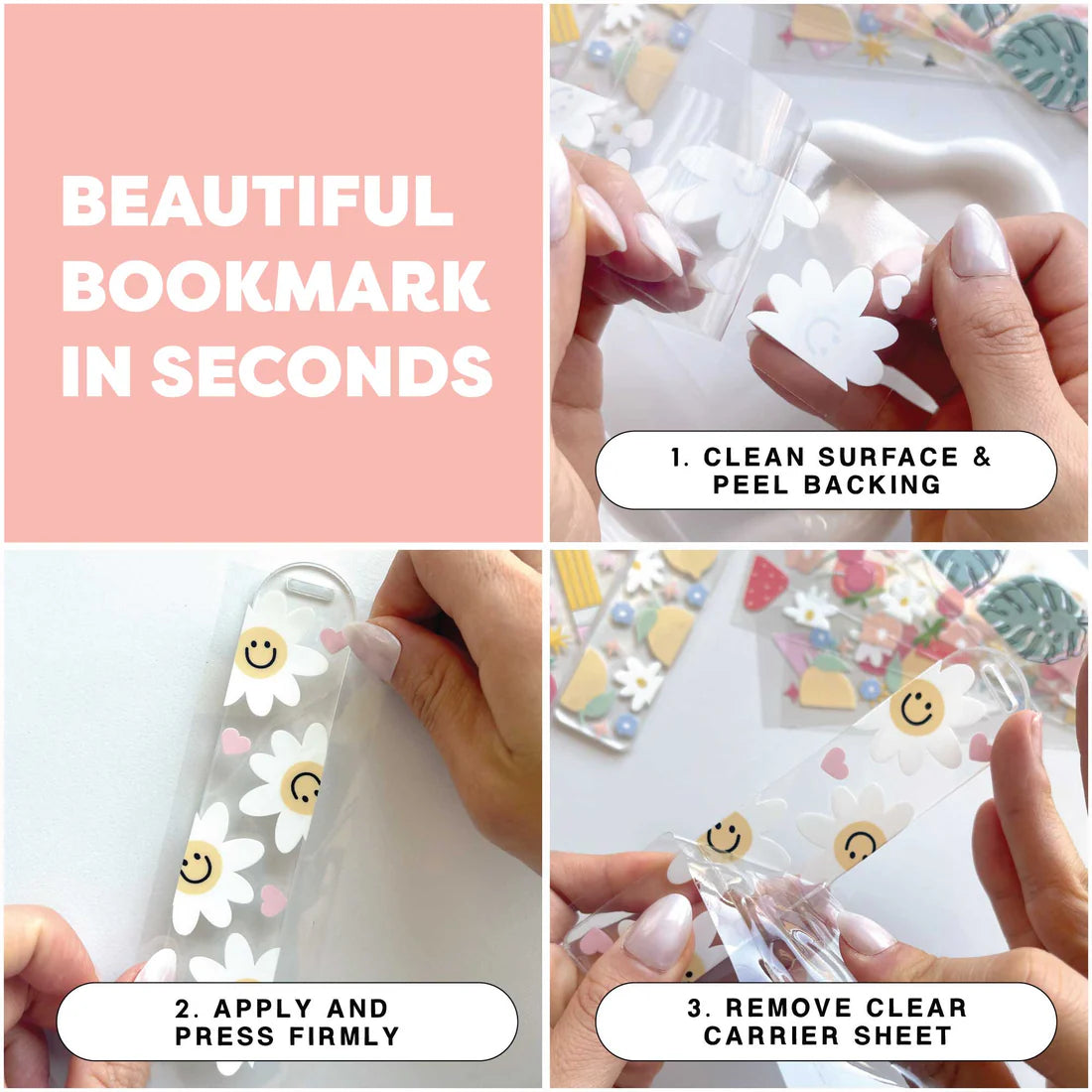 Book Mark Sticker - Pomegranate