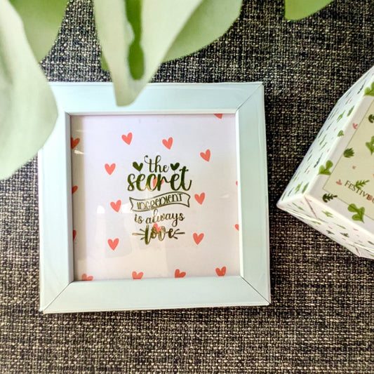 Secret Ingredient Photo Frame White