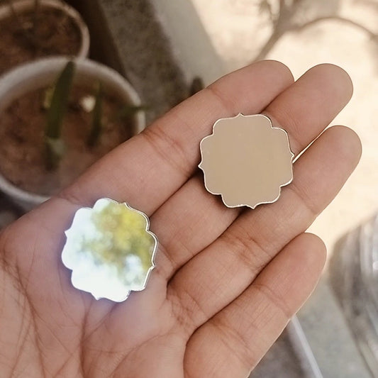 Mandala 2 Acrylic Mirror Cutout 25 mm (Set of 50 pc)