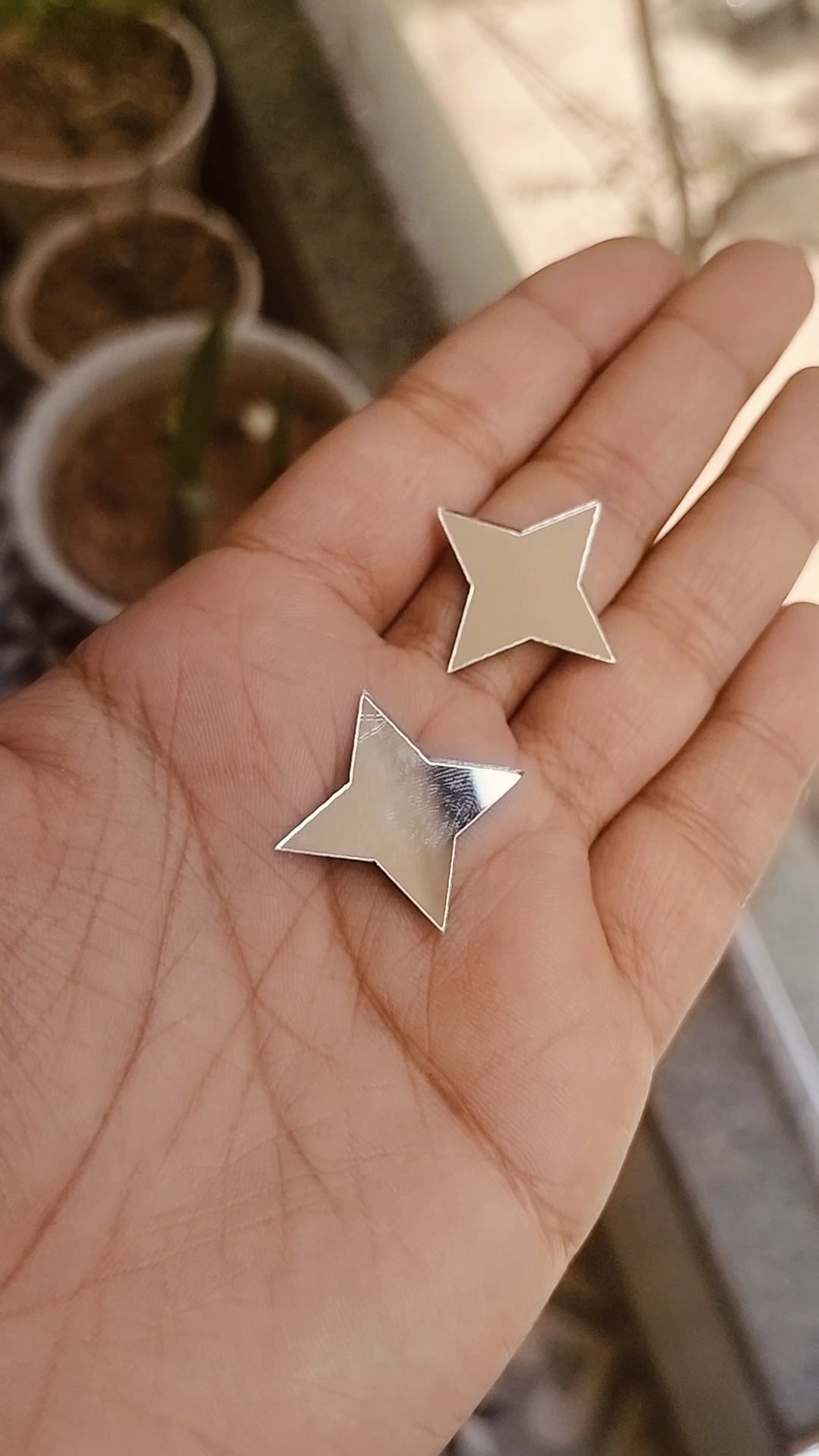 Northern Star Acrylic Mirror Cutout 25 mm (Set of 50 pc)