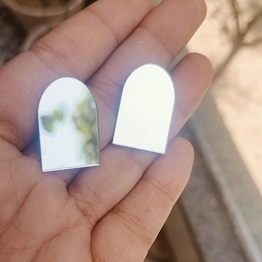 Window Acrylic Mirror Cutout 25 mm (Set of 50 pc)