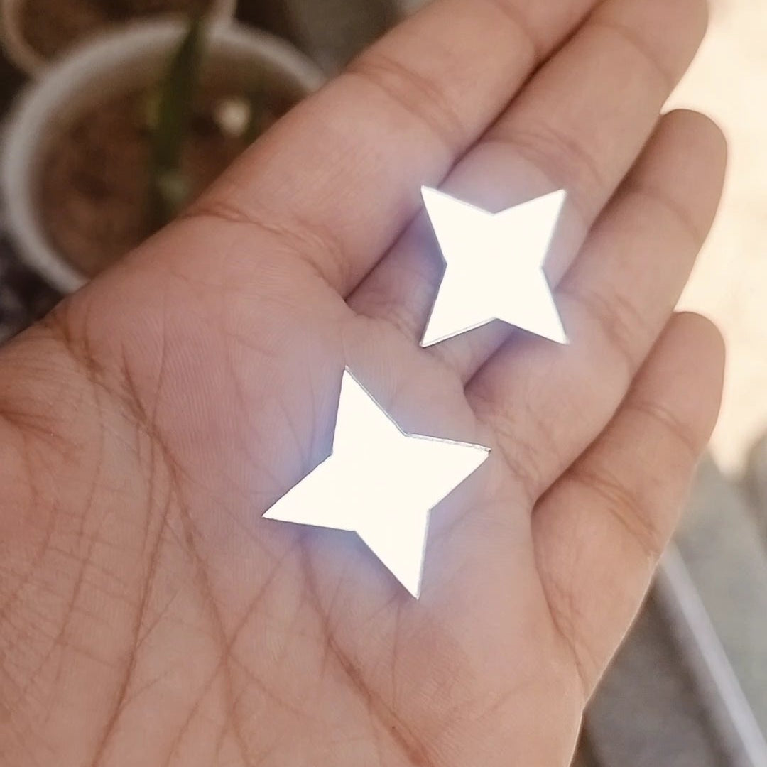 Northern Star Acrylic Mirror Cutout 25 mm (Set of 50 pc)
