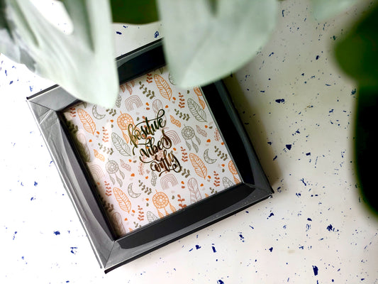 Positive vibes Photo frame