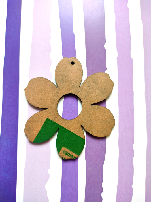 Flower 6 petal Acrylic Cutout