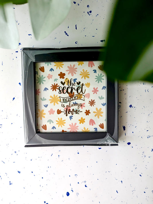 Secret Ingredient Mini Photo Frame Colorful