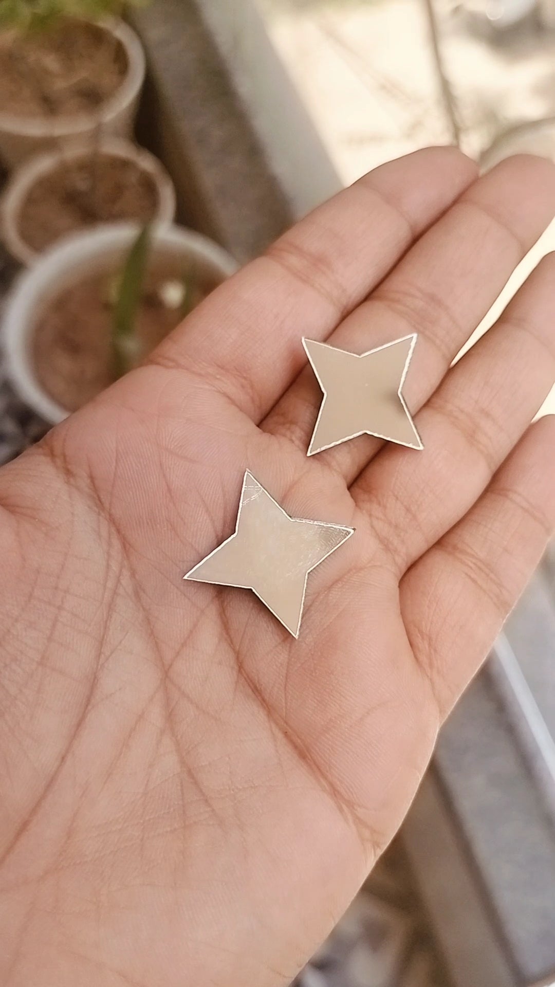 Northern Star Acrylic Mirror Cutout 25 mm (Set of 50 pc)