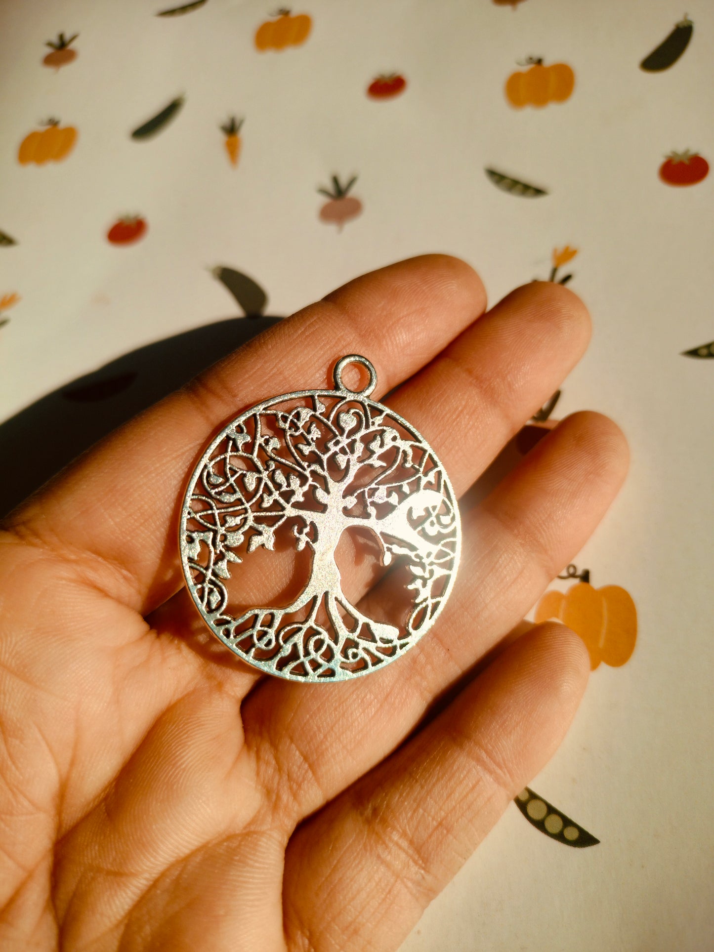 Tree of Life Alloy charm Medium Large Silver|Pendant Charm| Resin Alloy Jewelry Making