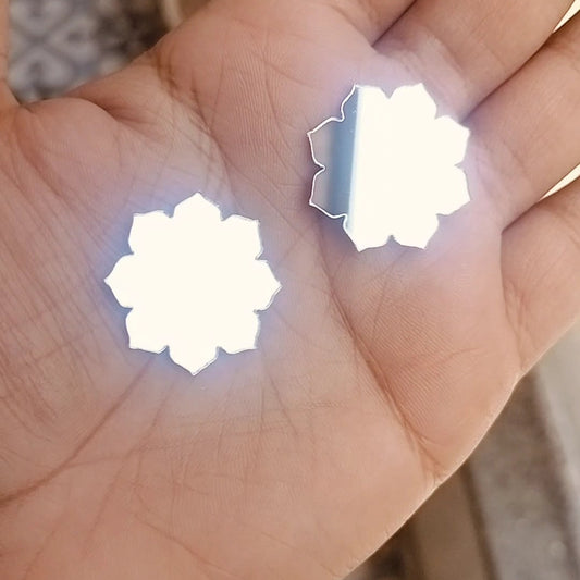 Lotus Acrylic Mirror Cutout 25 mm (Set of 50 pc)